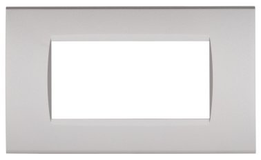 Placca tecnopol. art 8004-04 4p grigio chiaro