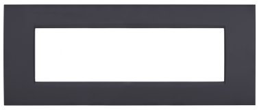 Placca tecnopol. art 8007-02 7p nero