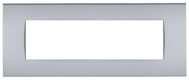 Placca tecnopol. art 8007-08 7p grigio scuro