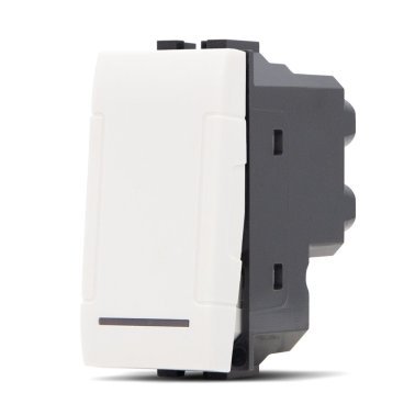 Invertitore unipolare (16a-250v) art 804b bianco -