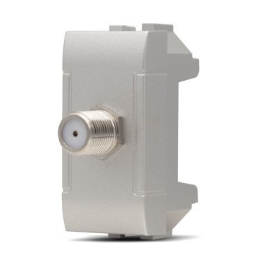 Presa satellitare t1 825a 1p alluminio
