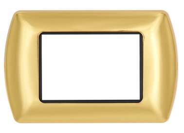 Placca metallo t1 8803-03 3p oro