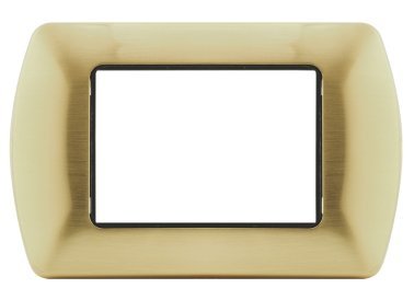 Placca metallo t1 8803-06 3p oro spazz.