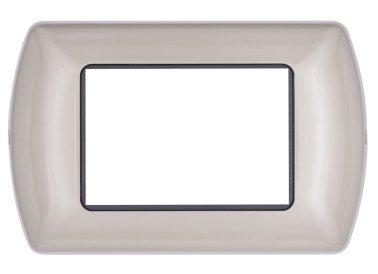 Placca metallo t1 8803-08 3p champagne