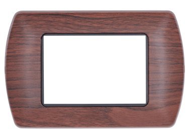 Placca metallo t1 8803-12 3p ciliegio