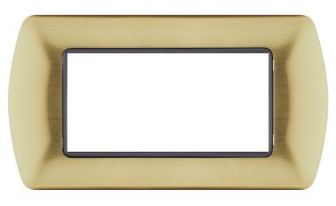 Placca metallo t1 8804-06 4p oro spazz.