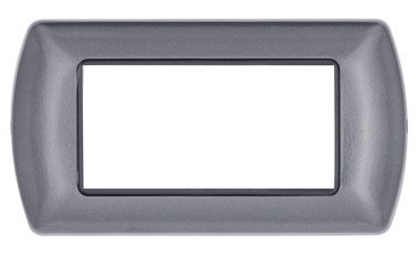 Placca metallo t1 8804-30 4p antracite