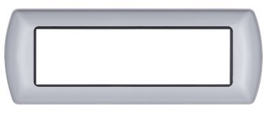 Placca metallo t1 8807-07 7p grigio chiaro