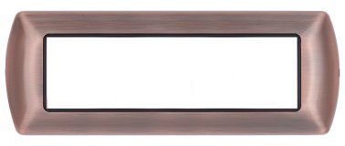 Placca metallo t1 8807-10 7p rame