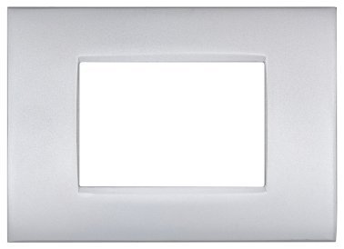 Placca metallo t4 cbm7003-3 3p silver