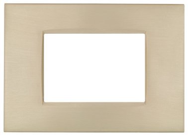 Placca metallo t4 cbm7003-6 3p champagne