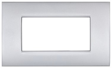 Placca metallo t4 cbm7004-3 4p silver