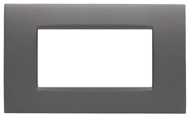 Placca metallo t4 cbm7004-5 4p antracite