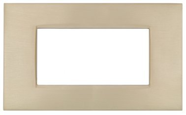 Placca metallo t4 cbm7004-6 4p champagne