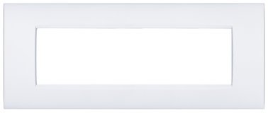 Placca metallo cbm7007-1 vip 7p bianco