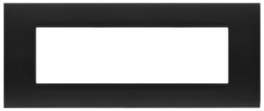 Placca metallo cbm7007-2 vip 7p nero