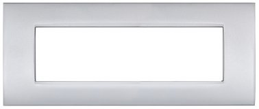 Placca metallo t4 cbm7007-3 7p silver