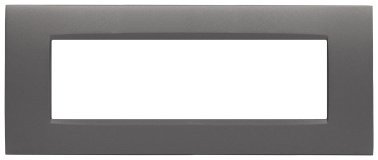 Placca metallo t4 cbm7007-5 7p antracite