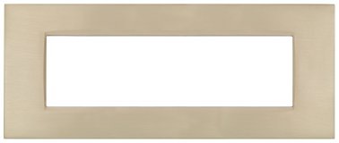 Placca metallo t4 cbm7007-6 7p champagne