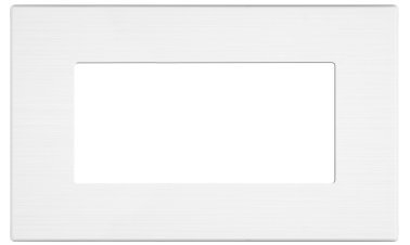 Placca tecnopol. spazz. m5004sl-1 joy 4p bianco