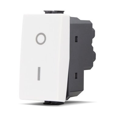 Interruttore bipolare 01 (16a-250v) joy 502b bianc