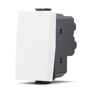 Invertitore unipolare (16a-250v) joy 504b bianco