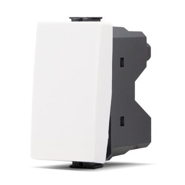 Pulsante unipolare (10a-250v) joy 505b  bianco -