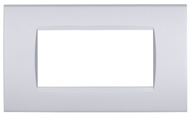 Placca tecnopol. art 8004-09 4p silver