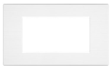 Placca tecnopol. spazz. 8004sl-1 art 4p bianco