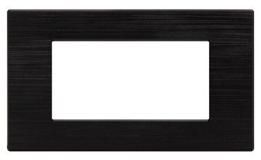 Placca tecnopol. spazz. 8004sl-2 art 4p nero