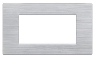 Placca tecnopol. spazz. 8004sl-9 art 4p silver