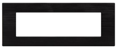 Placca tecnopol. spazz. 8007sl-2 art 7p nero