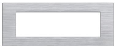 Placca tecnopol. spazz. 8007sl-9 art 7p silver