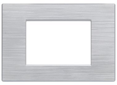 Placca tecnopol. spazz. m6003sl-9 gem 3p silver