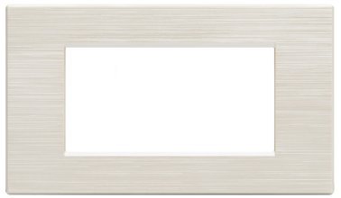 Placca tecnopol. spazz. m6004sl-21 gem 4p perla