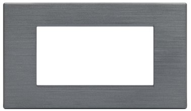 Placca tecnopol. spazz. m6004sl-8 gem 4p grigio