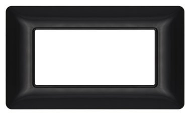 Placca tecnopol. t3 m8004-02 4p nero