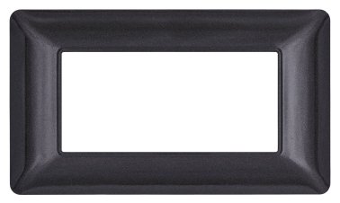 Placca tecnopol. t3 m8004-10 4p nero bistrÒ