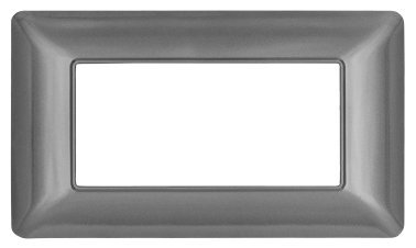 Placca tecnopol. t3 m8004-11 4p grigio scuro