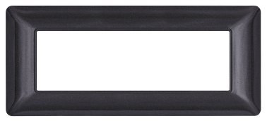 Placca tecnopol. t3 m8007-10 6p nero bistrÒ