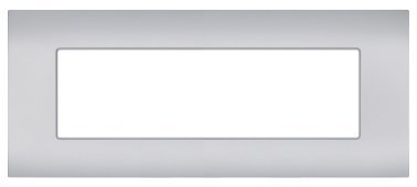 Placca tecnopolimero sun-t5 7p r9007-9 silver