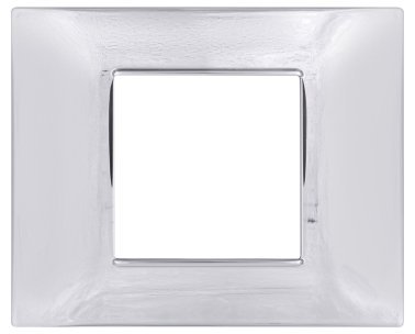 Placca tecnopol. t2 6002-6 2p cromo