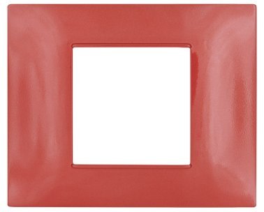 Placca tecnopol. t2 6002-15 2p corallo