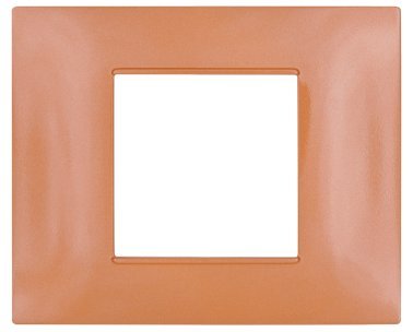 Placca tecnopol. t2 6002-16 2p arancio