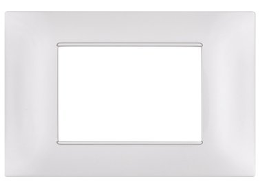 Placca tecnopol. gem 6003-01 3p bianco