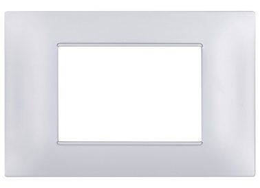 Placca tecnopol. gem 6003-09 3p silver