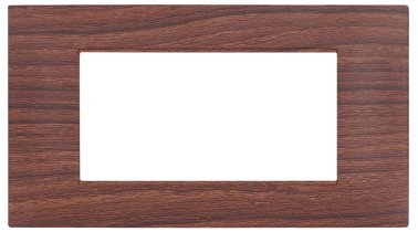 Placca tecnopol. t2 6004-03 4p ciliegio