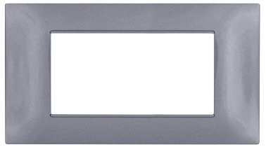 Placca tecnopol. t2 6004-08 4p grigio scuro