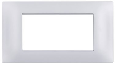 Placca tecnopol. gem 6004-09 4p silver