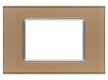 Placca vetro gem 6003bl-4 3p oro